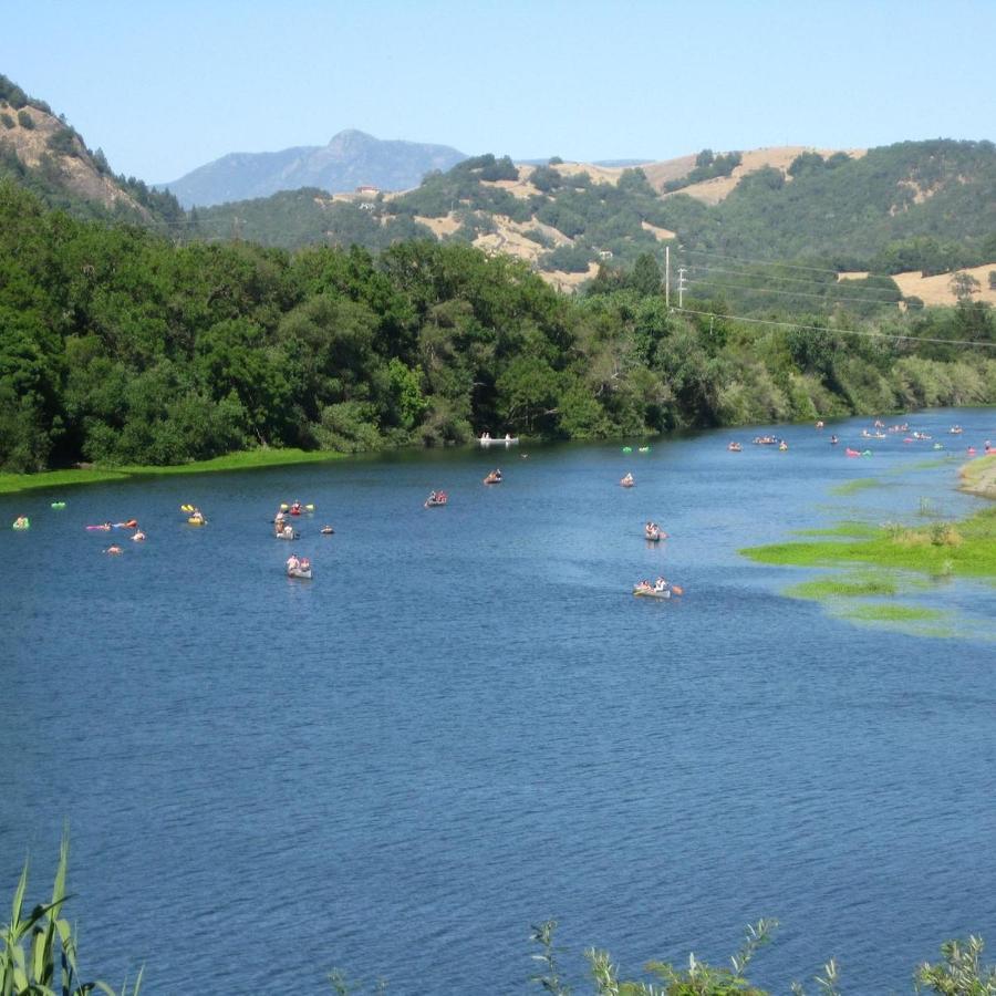 The River Belle Inn Healdsburg Bagian luar foto