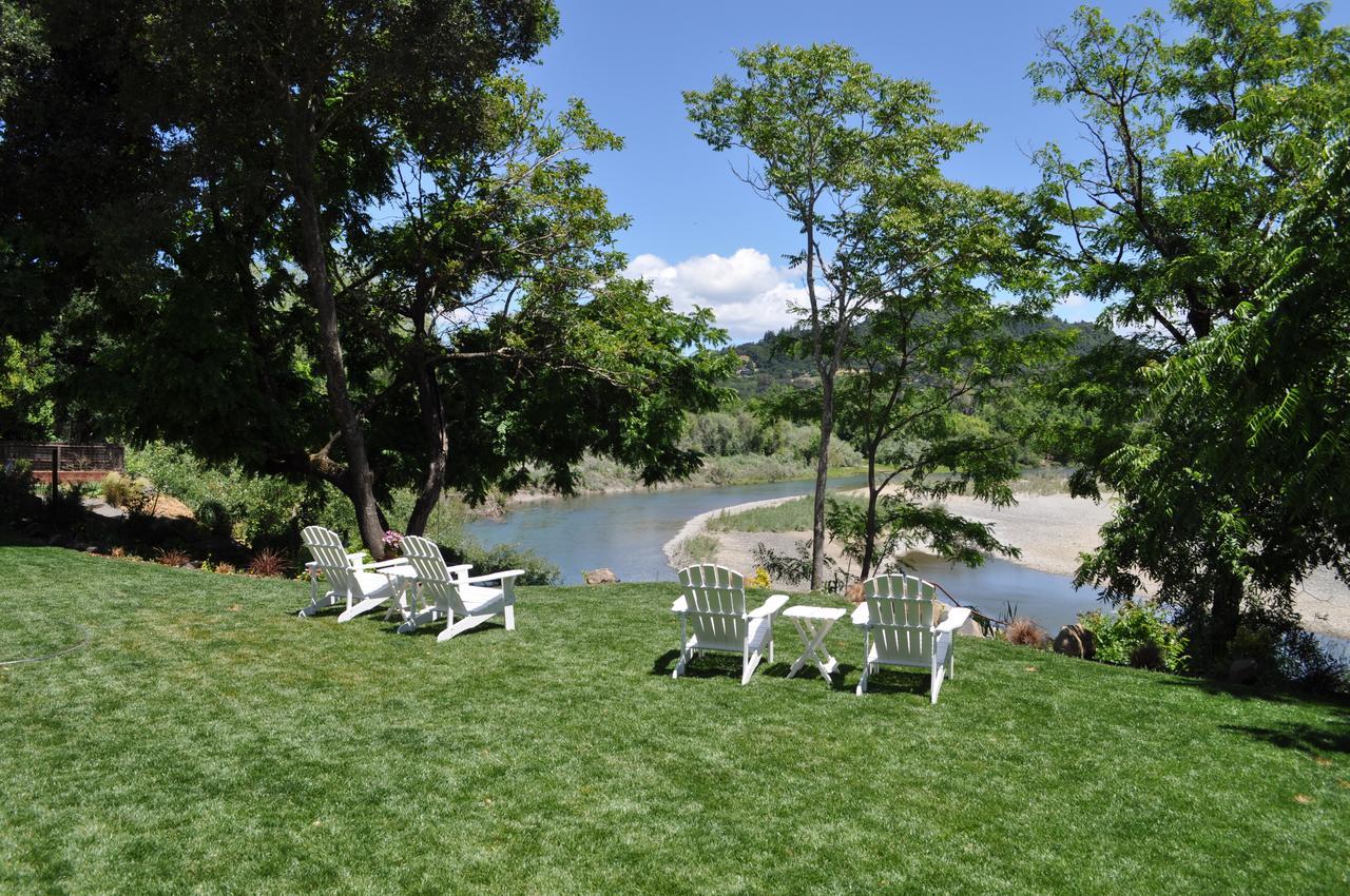 The River Belle Inn Healdsburg Bagian luar foto